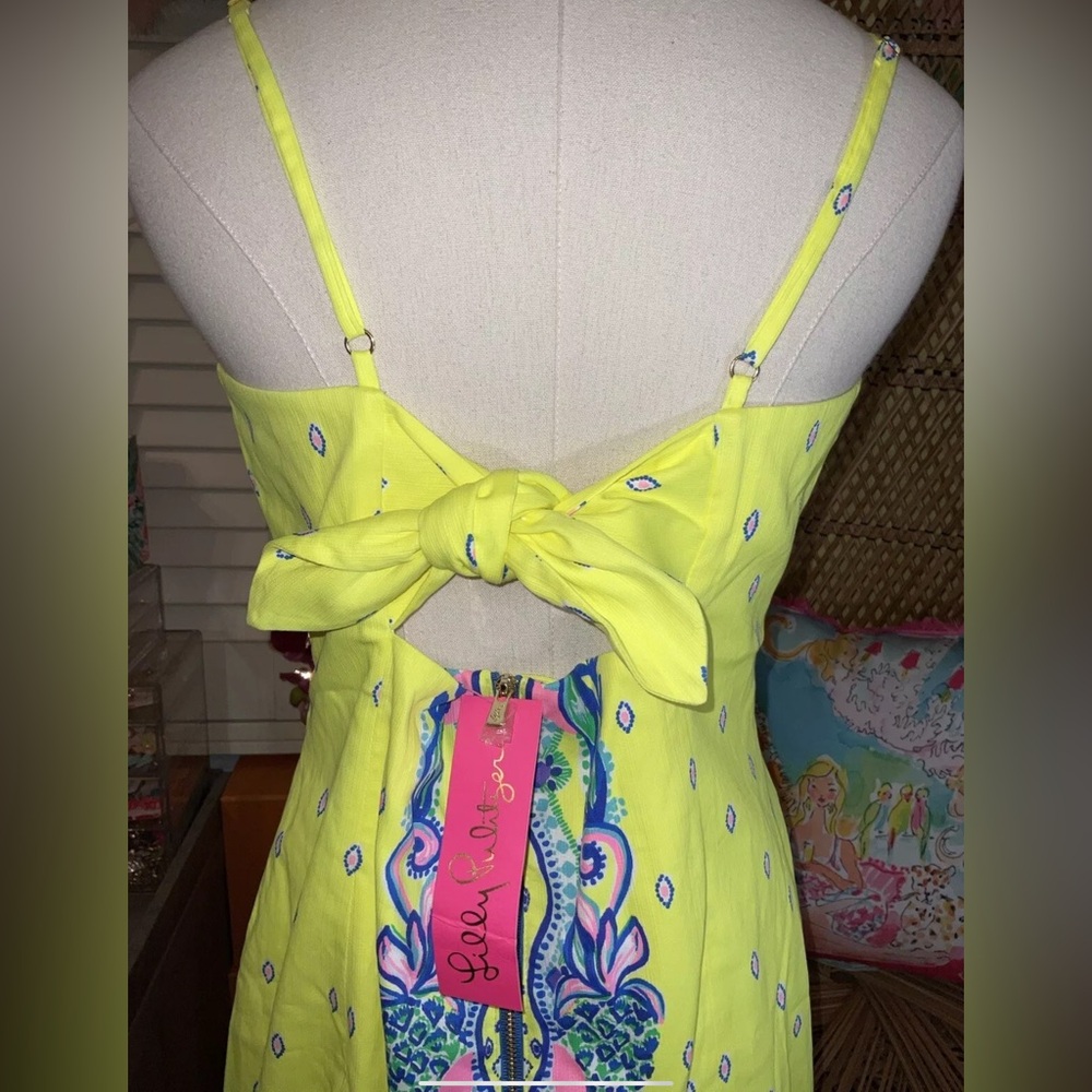 Lilly Pulitzer NWT Shelli Stretch Shift Dress Pineapple Rivera 🦄 Size 00 Grail! - Picture 12 of 14